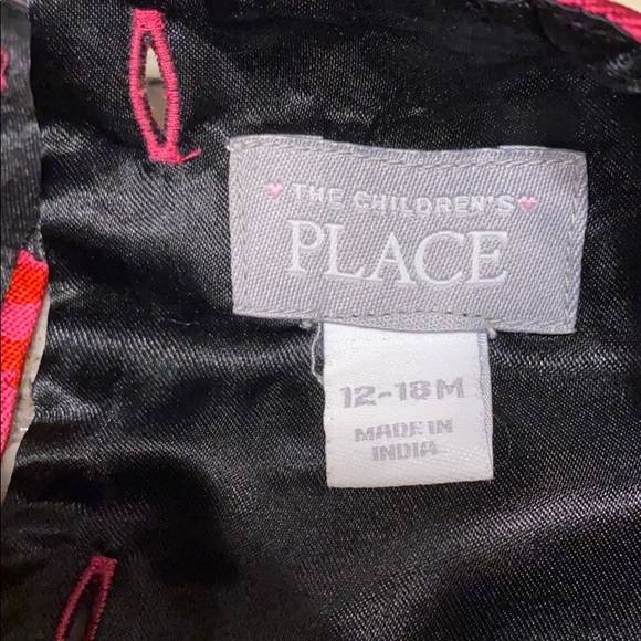 🧶 TheChildren's place black & red BB girl dress - Picture 3 of 6